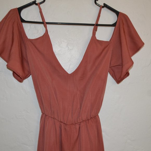 Leith classy flowly off the shoulder jumpsuit/romper - Picture 2 of 8